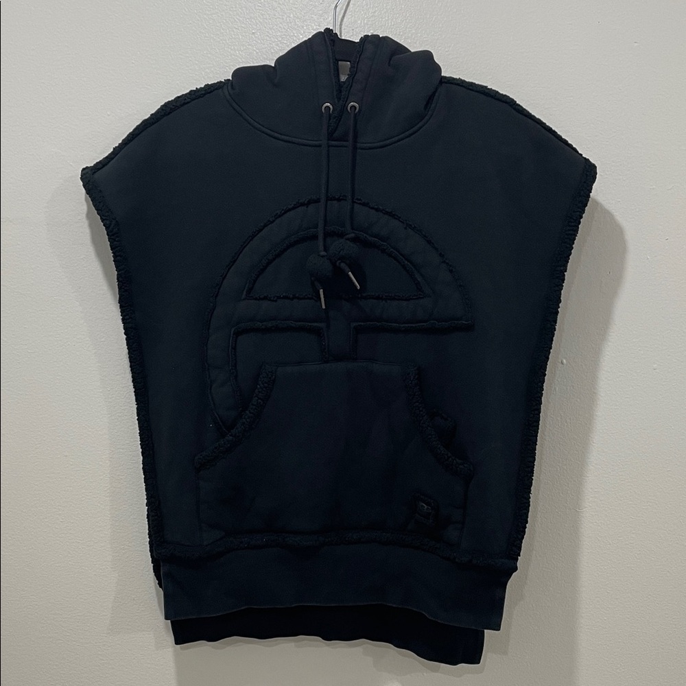 Telfar x Ugg Sideless Hoodie Poncho Black